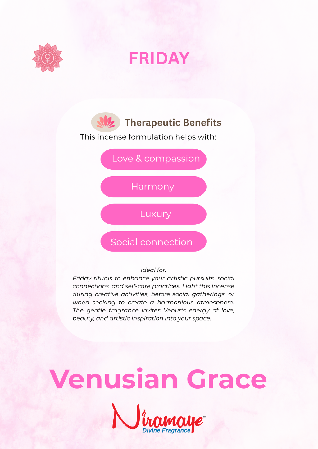 Friday- Venusian Grace