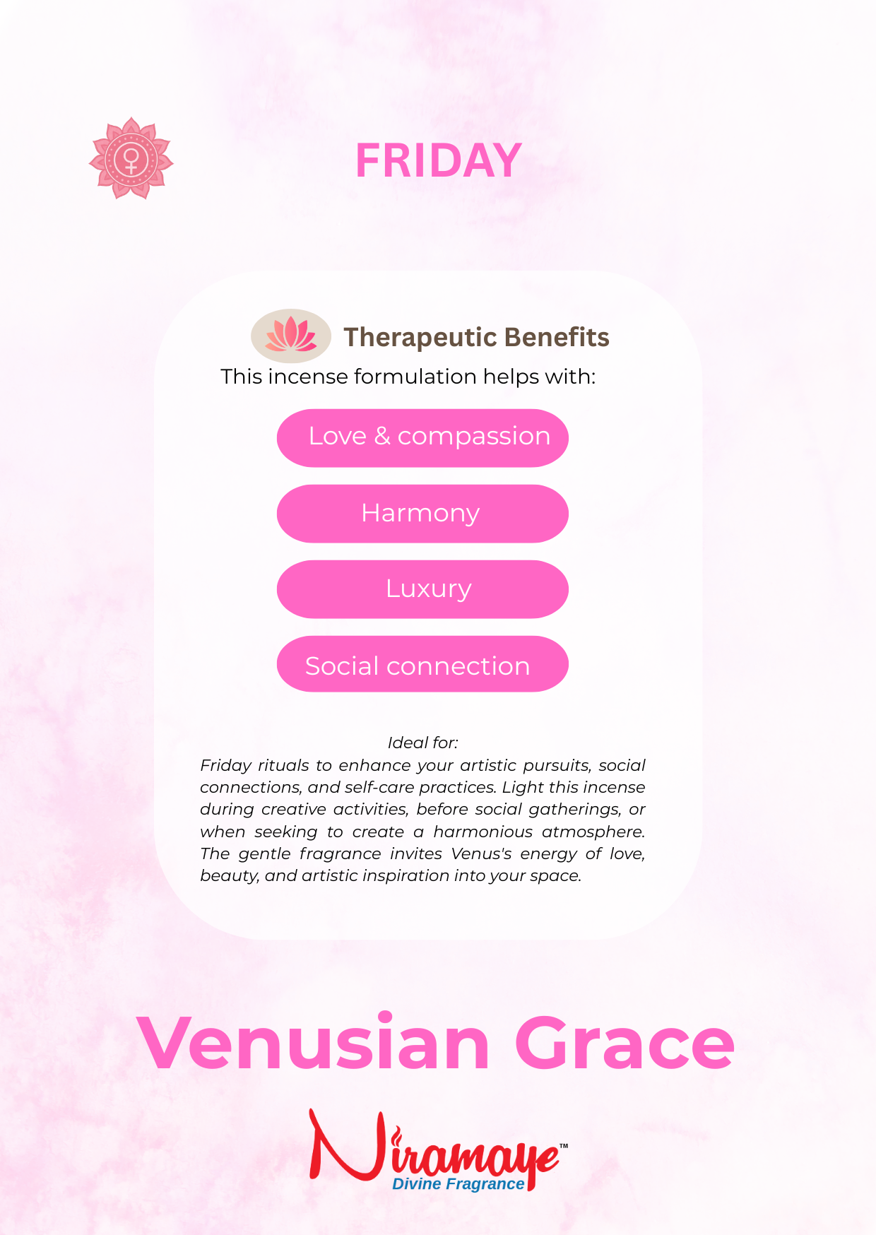 Friday- Venusian Grace