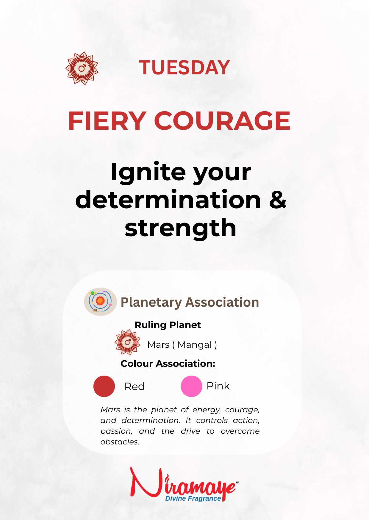 Tuesday-Fiery Courage